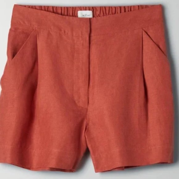 Aritzia Wilfred FABLE 3" LINEN SHORT in Moroccan Spice - Picture 7 of 7